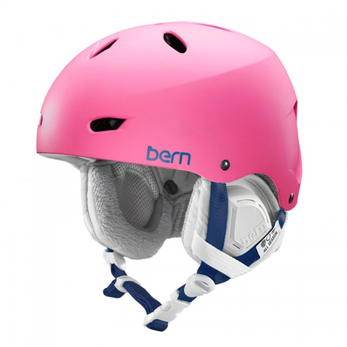 Snowboardová helma Bern Brigton Matte bubblegum pink