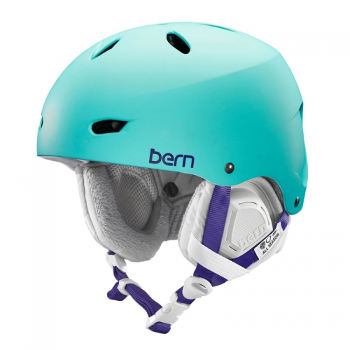 Snowboardová helma Bern Brighton Satin seafoam green