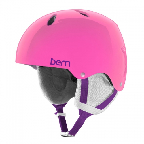 Snowboardová helma Bern Diablo translucent pink - AKCE