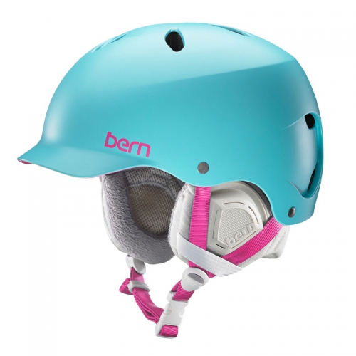 Snowboardová helma Bern Lenox Satin aqua green