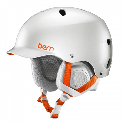 Snowboardová helma Bern Lenox Satin delphin grey - AKCE