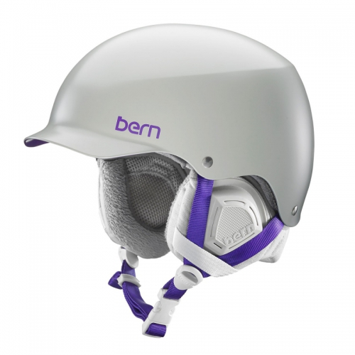 Snowboardová helma Bern Muse Satin grey - AKCE