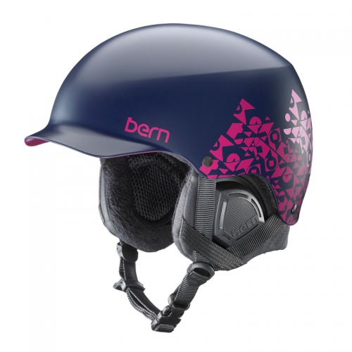 Snowboardová helma Bern Muse Satin navy geo graphic - AKCE