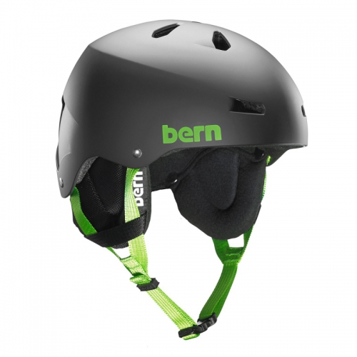 Snowboardová helma Bern Team Macon matte black - AKCE