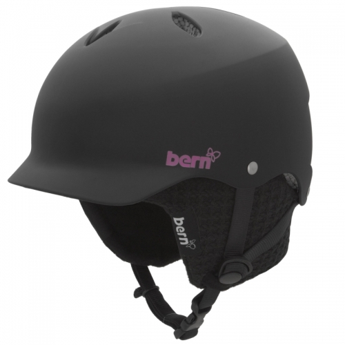 Dámská helma Bern Lenox AUDIO matte black - VÝPRODEJ