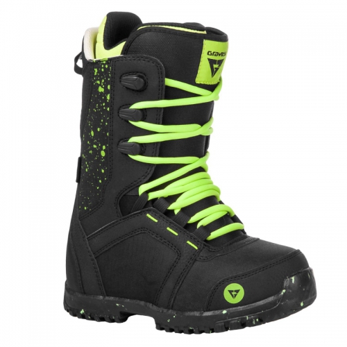 Dětské boty Gravity Micro black/lime - VÝPRODEJ