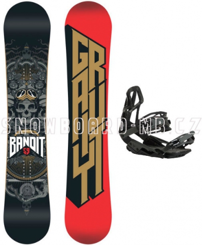 Snowboard set Gravity Bandit