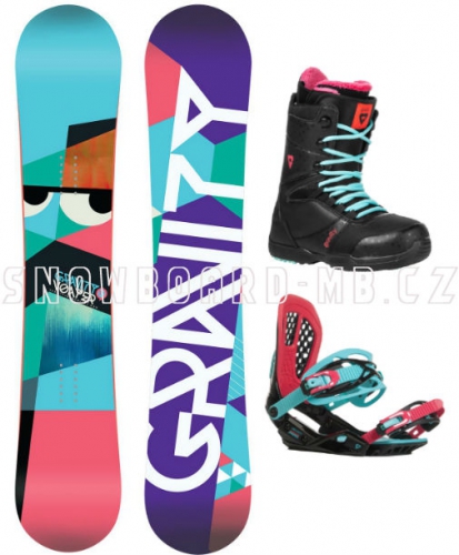 Dámský snowboard komplet Gravity Voayer