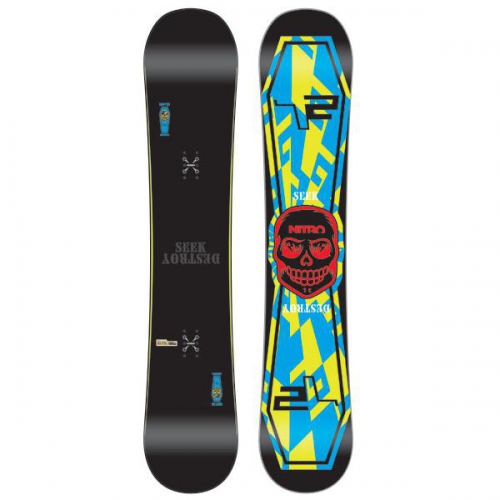 Snowboard NITRO T2, freestyle snowboardy