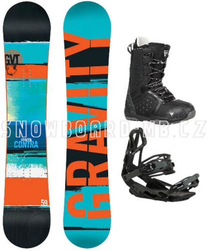 Snowboard komplet Gravity Contra black