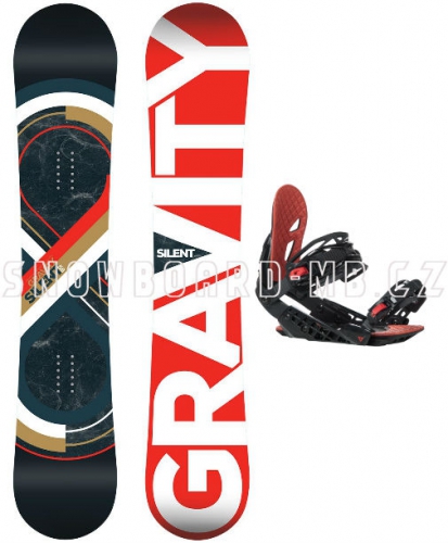 Snowboard set Gravity Silent