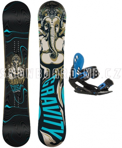 Snowboard set Gravity Cosa