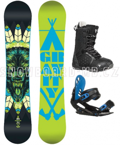 Snowboard komplet Gravity Empatic black/blue