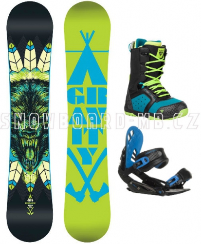 Snowboard komplet Gravity Empatic blue