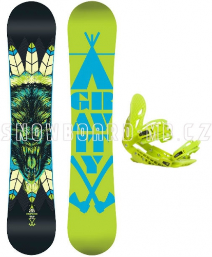 Snowboard set Gravity Empatic