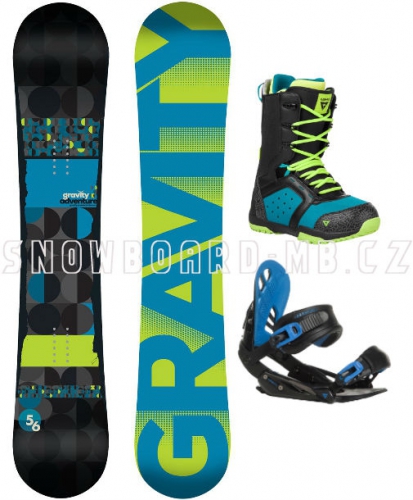 Snowboard komplet Gravity Adventure blue