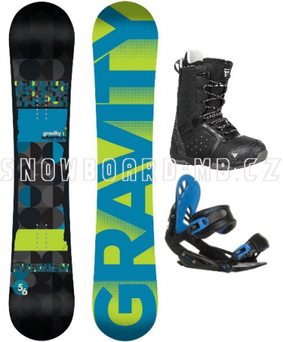 Snowboard komplet Gravity Adventure black/blue