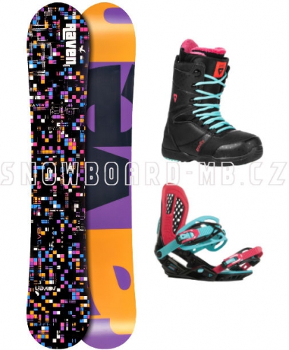 Dámský komplet Raven Grid black - VÝPRODEJ