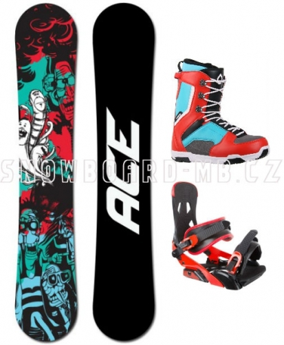 Snowboard komplet Ace Villain - VÝPRODEJ