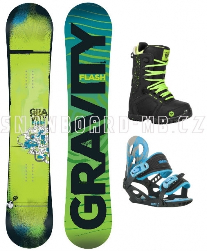 Dětský komplet Gravity Flash blue/green