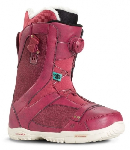 Dámské boty K2 Sapera burgundy