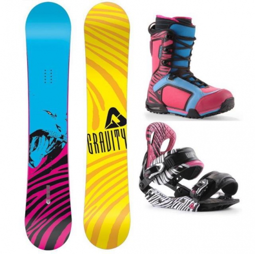 Dámský snowboard komplet Gravity Reverse Camber RC