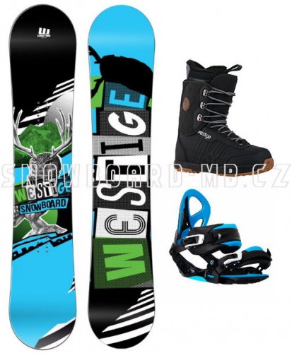 Snowboard komplet Westige Max wide širší - VÝPRODEJ