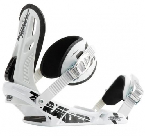 Snowboardové vázání NITRO Raiden Strike black/white - VÝPRODEJ