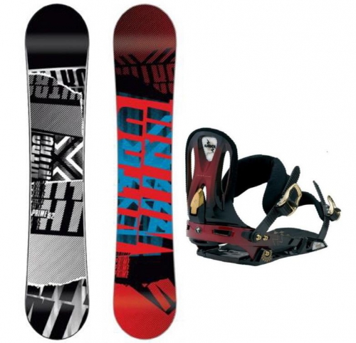 Pánský snowboardový set NITRO Prime, kovové vázání