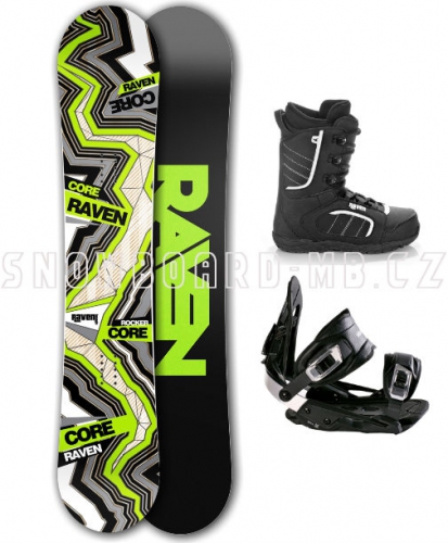 Snowboard komplet Raven Carbon 2017