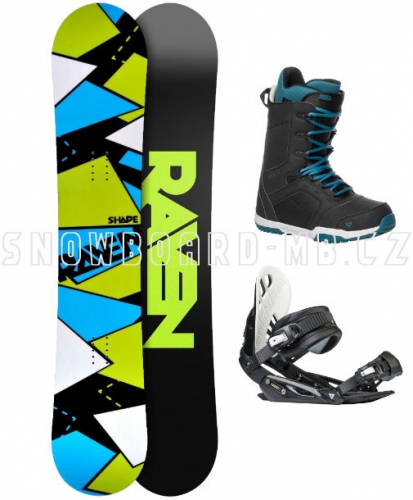 Pánský snowboard komplet Raven Shape black 2017