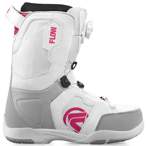 Dámské boty FLOW Lotus Boa white, utahovací kolečko - VÝPRODEJ