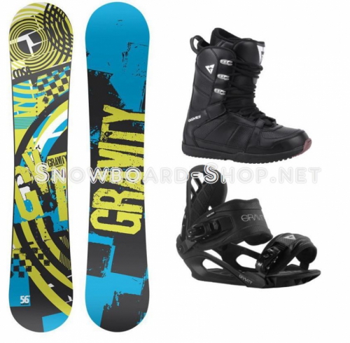 Snowboardový komplet Gravity COSA wide, pánský snowboard