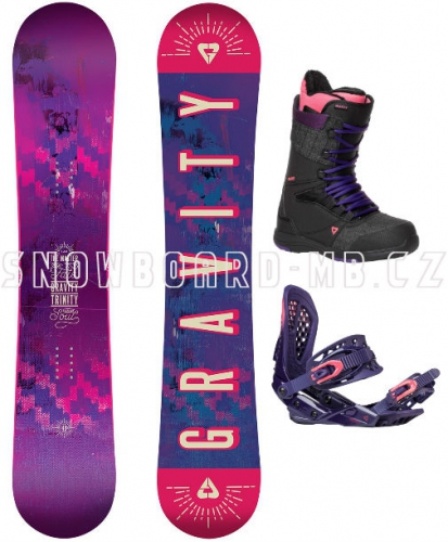 Dámský snowboardový komplet Gravity Trinity 17/18