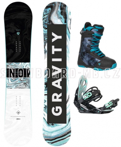 Dámský snowboard komplet Gravity Thunder 17/18