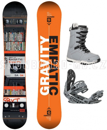 Pánský snowboard komplet Gravity Empatic - VÝPRODEJ