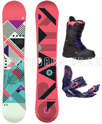 Dámský snowboardový komplet Gravity Electra 17/18