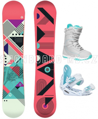 Dámský snowboard set Gravity Electra 17/18