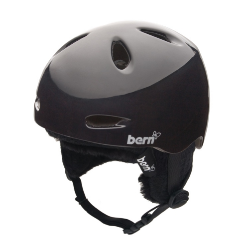 Dívčí helmy na snowboard BERN Berkeley, černé přilby