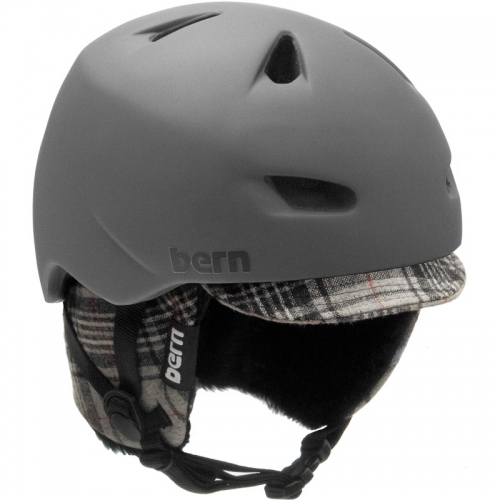 Helma BERN Brentwood matná šedá se zateplením a kšiltem