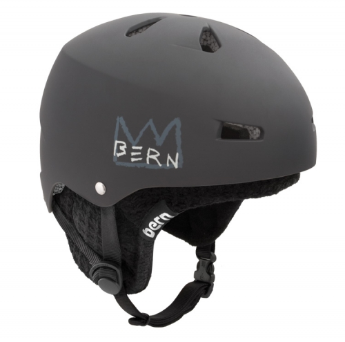 Helma na snowboard BERN Macon, matná snb přilba