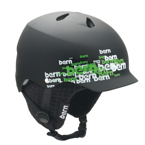Snowboardové přilby BERN Watts matte black scatter