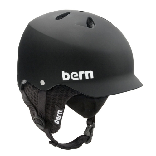 Pánské helmy BERN Watts black, matné černé helmy