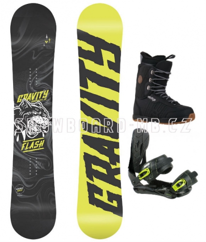 Snowboard komplet Gravity Flash (boty 39, 40, 41)