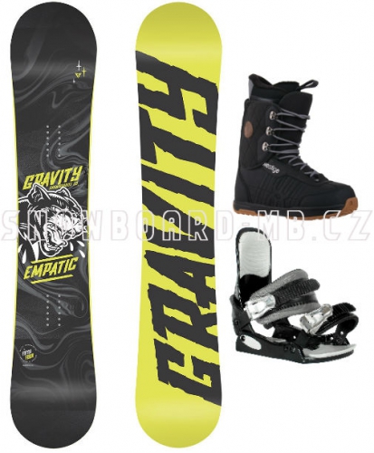 Snowboard komplet Gravity Empatic s botami Westige