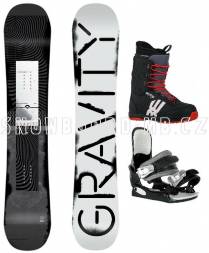 Snowboard komplet Gravity Madball s botami Westige