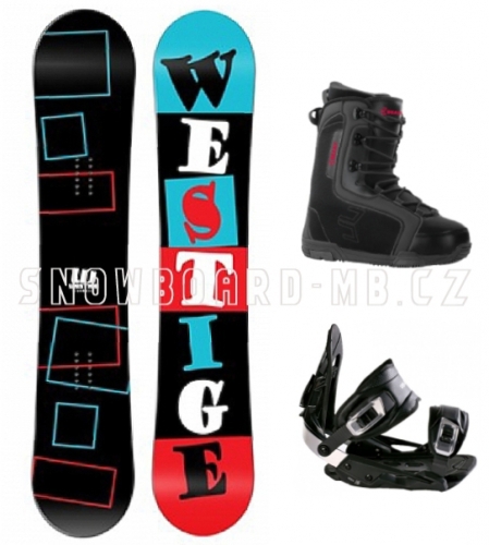 Snowboard komplet Westige Square black