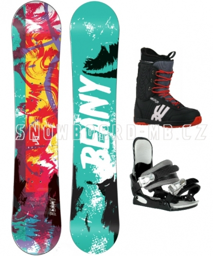 Snowboard komplet Beany Action (boty 39)