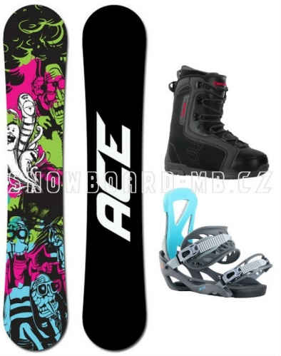 Snowboard komplet Ace Monster a boty Beany