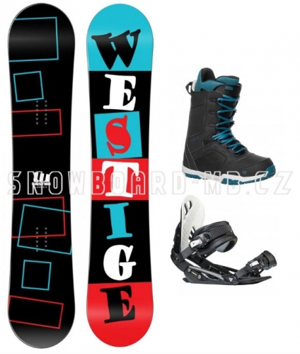 Snowboard komplet Westige Square a boty Gravity - VÝPRODEJ